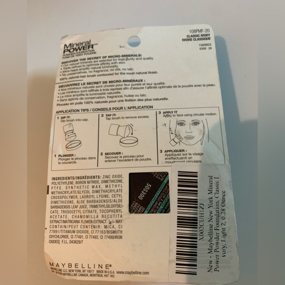 Maybelline Mineral Powder Powder Classic Ivory - Picture 2 of 2